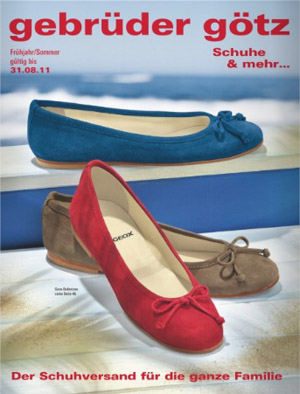 Женская, мужская и детская обувь по каталогу Gebruder gotz весна-лето 2011