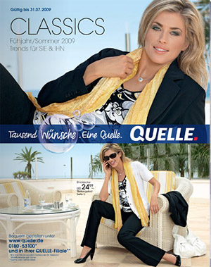 Каталог женской и мужской одежды Quelle Classics весна-лето 2009 (140 стр
